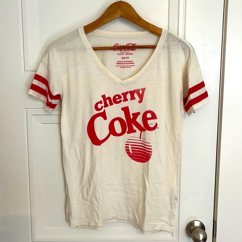 Cherry Coke Lucky Brand Tshirt